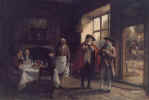 The Wayside Inn painted by Frank Moss Bennett